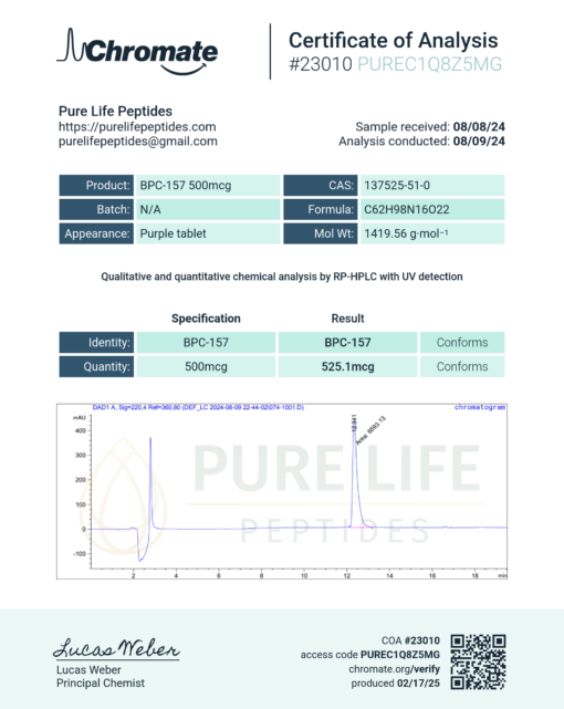 BPC 157 (500 mcg) 100 Tablets - Image 4