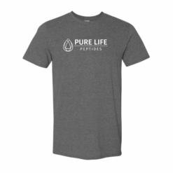 Pure Life Peptides Signature Tee | Charcoal Grey