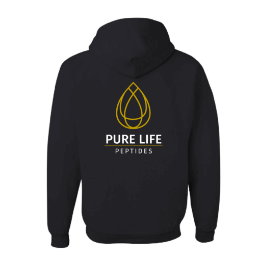 Pure Life Peptides Core Pullover | Carbon Black - Image 2