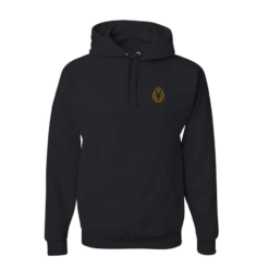 Pure Life Peptides Core Pullover | Carbon Black