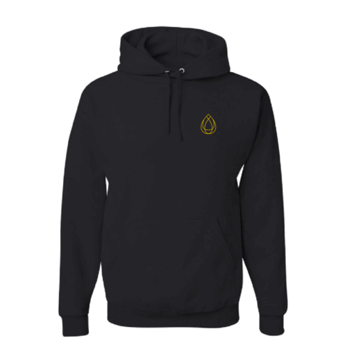 Pure Life Peptides Core Pullover | Carbon Black